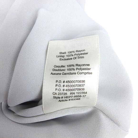 ARITZIA Wilfred 90s Lingerie Lace Mini Slip Dress Gray Small Minimal Clean Girl - Picture 8 of 8